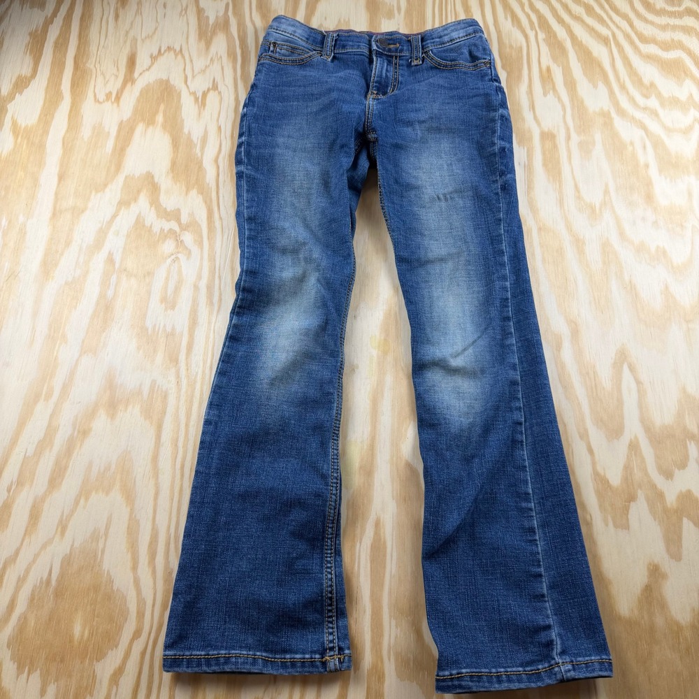 Wrangler Girls Bootcut Jeans Medium Wash Denim Size 10 Regular 1009MWGMS